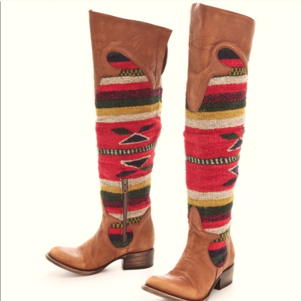 RARE FreeBird Cabal Over the Knee Boots size 8